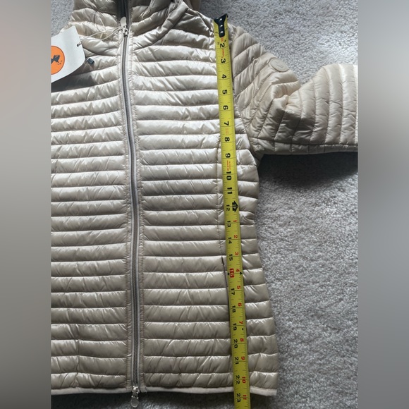 Save The Duck Alexa Shiny Hooded Puffer Jacket Size 0 (XS) - Picture 10 of 10